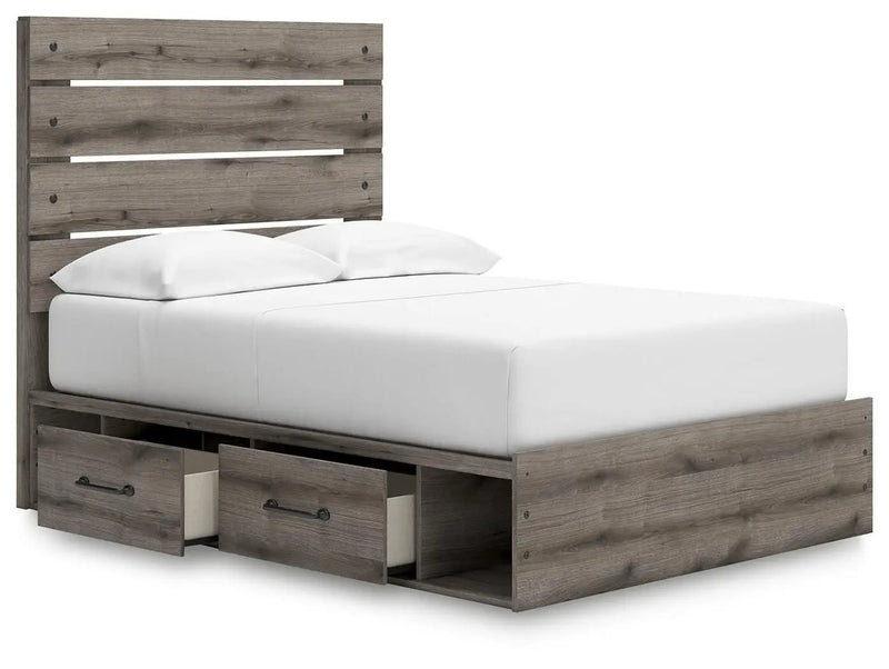 Graystorm - Panel Bed With Storage by Unique Piece Furniture