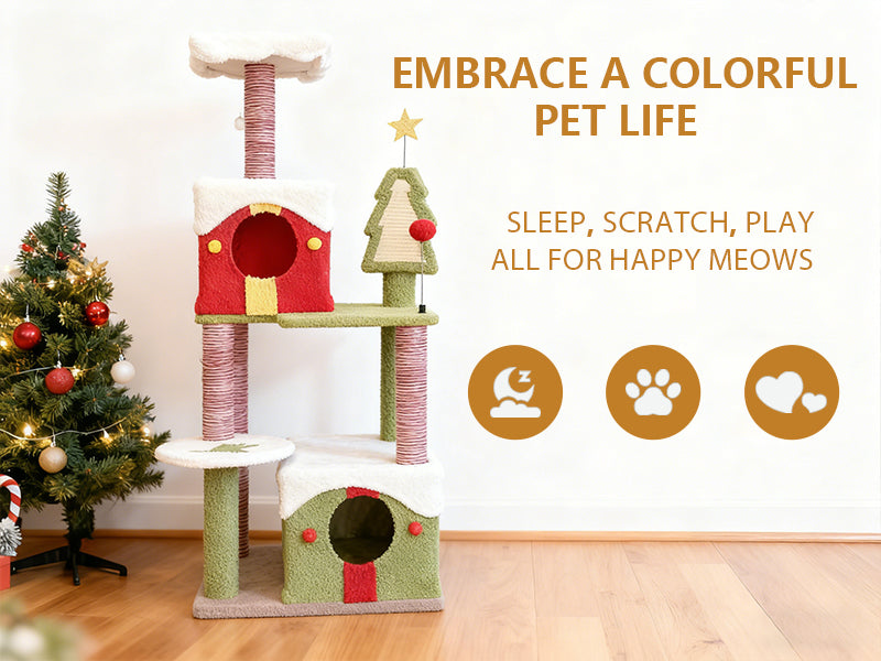 CY14 Christmas Cat Tree, photo 10 of 10