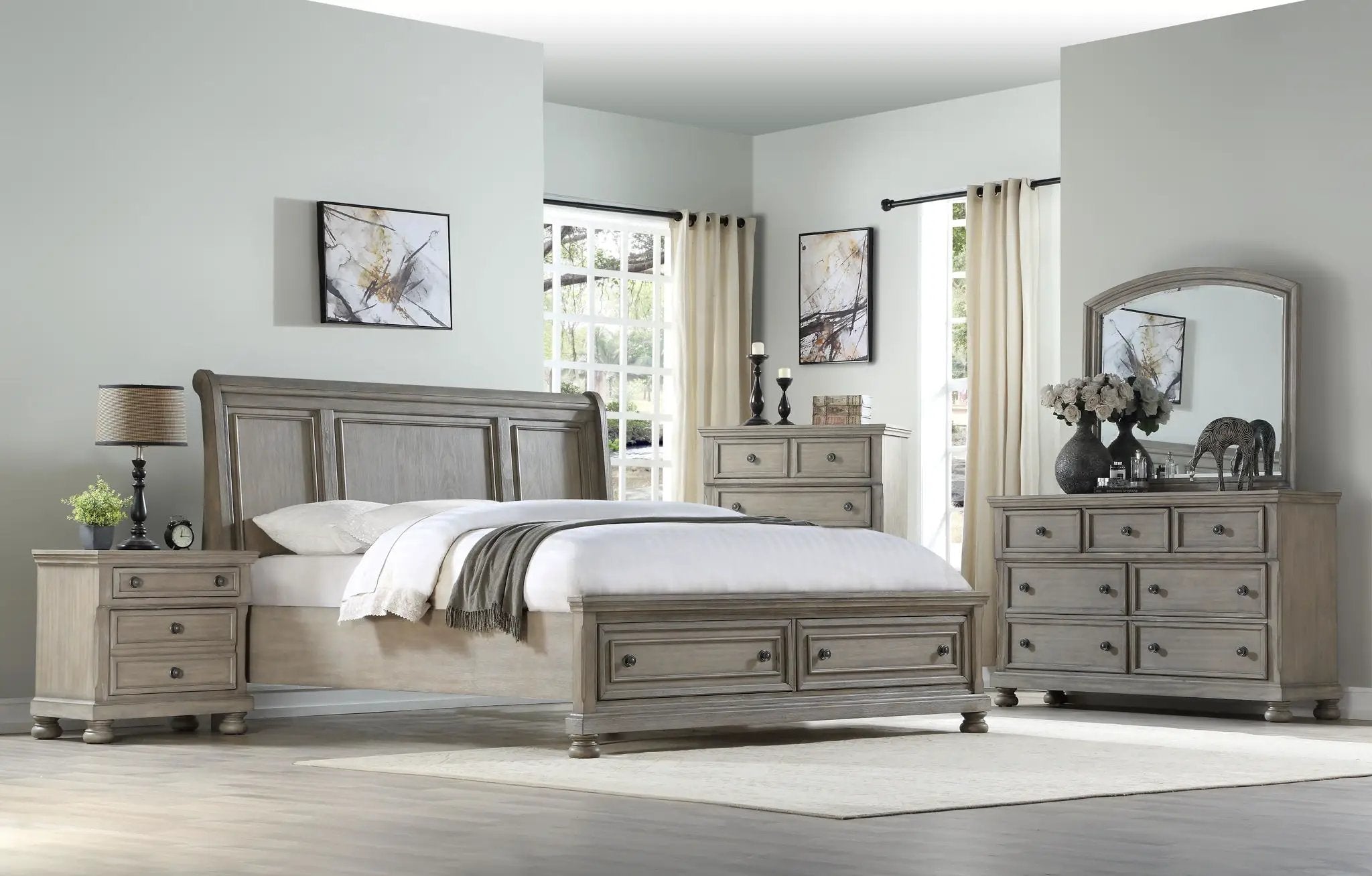 Elegant Design Storage Bed by HouseOfZazla