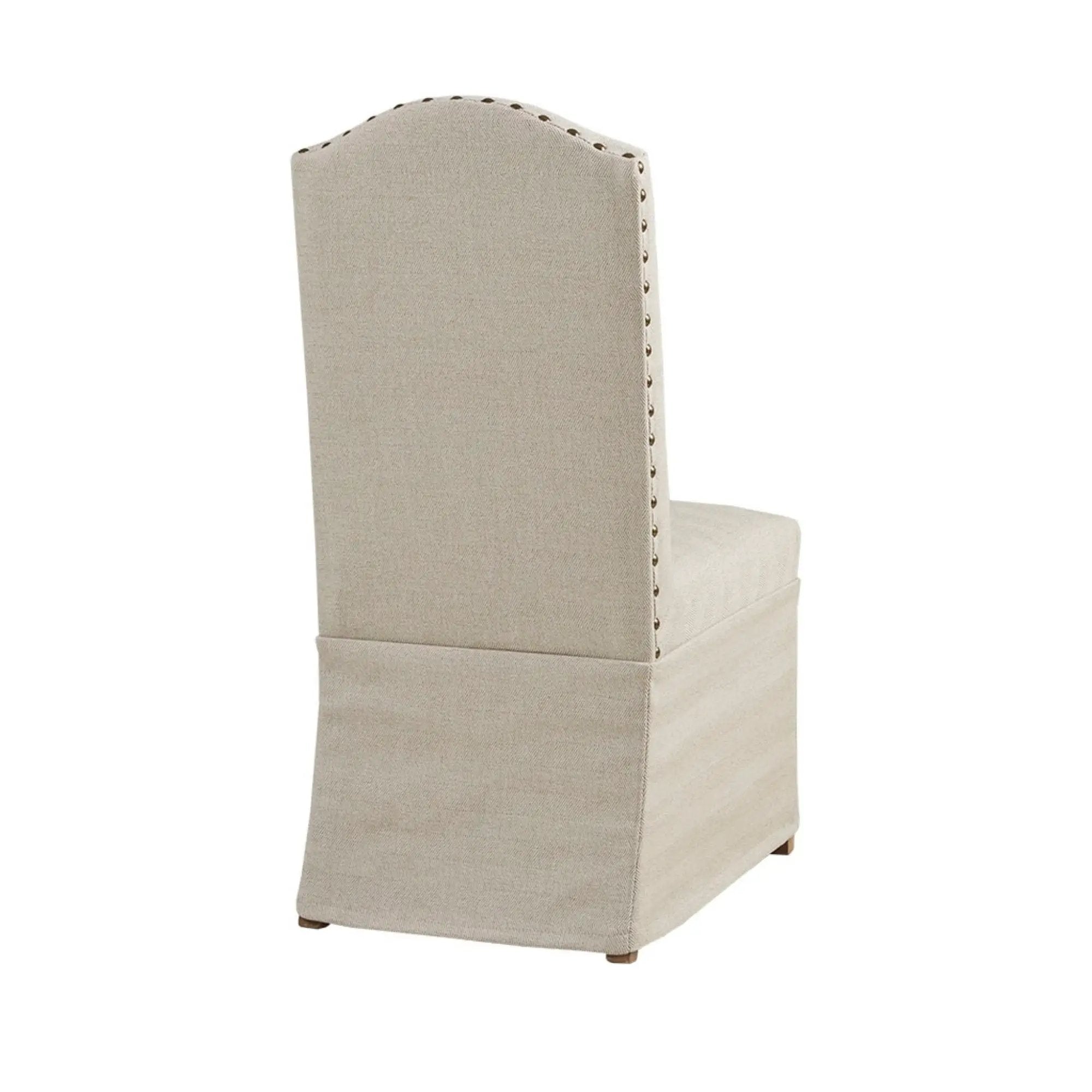 Dining Chair With Skirts (Set of 2) - Beige by Unique Piece Furniture