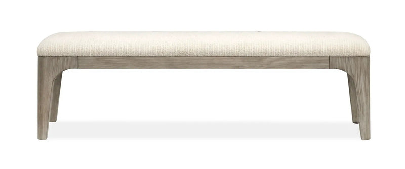 Braelyn - Long Bench - Dorian Gray by Unique Piece Furniture