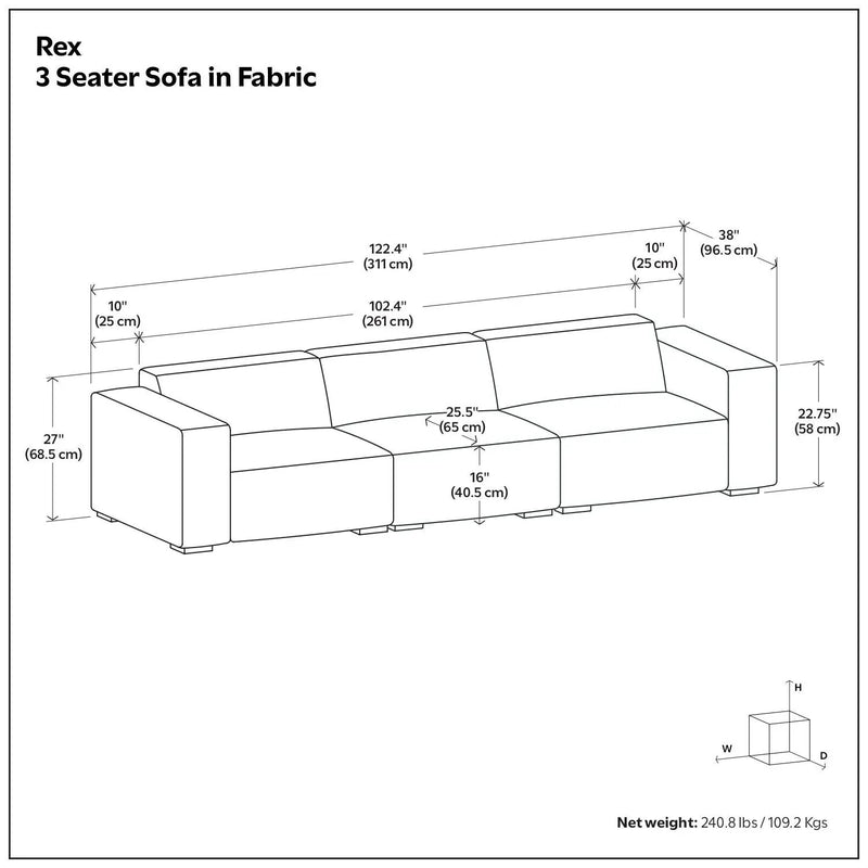 Rex - Handcrafted Sofa by Unique Piece Furniture