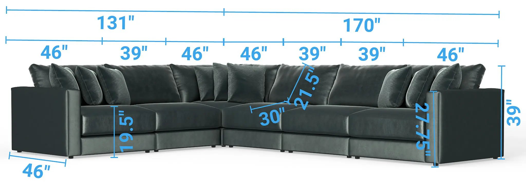 Remington - Modular Sofa by Unique Piece Furniture