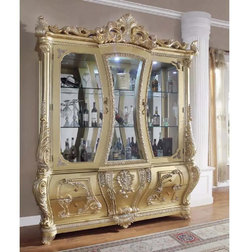 Cabriole - Curio - Gold by Unique Piece Furniture