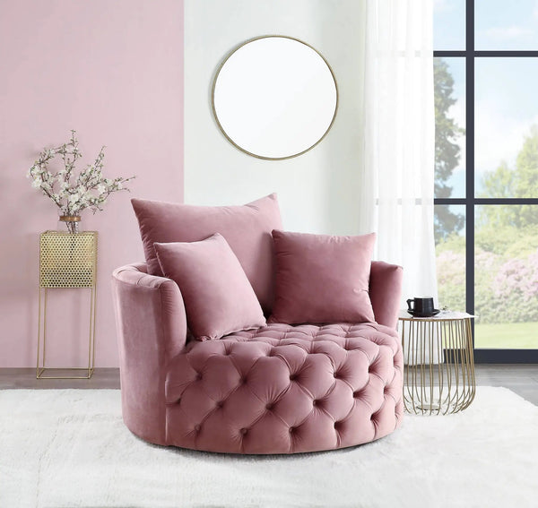 Zunyas - Accent Chair With Swivel