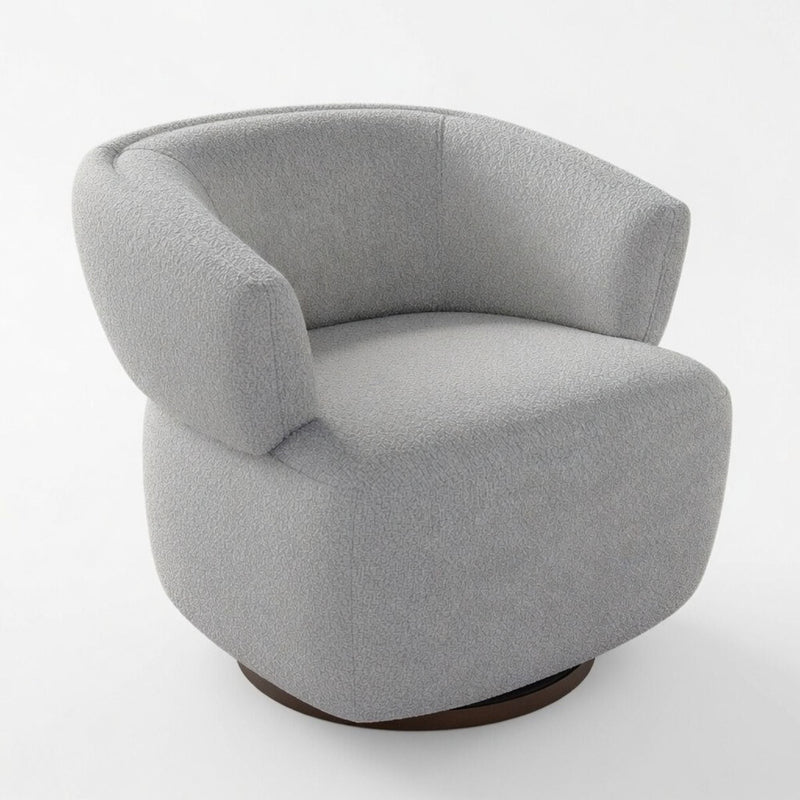 Swivel Barrel Accent Oversized Club Chair by HouseOfZazla