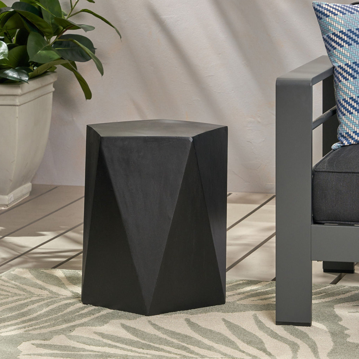 Side Table With Geometric Design, photo 12 of 14