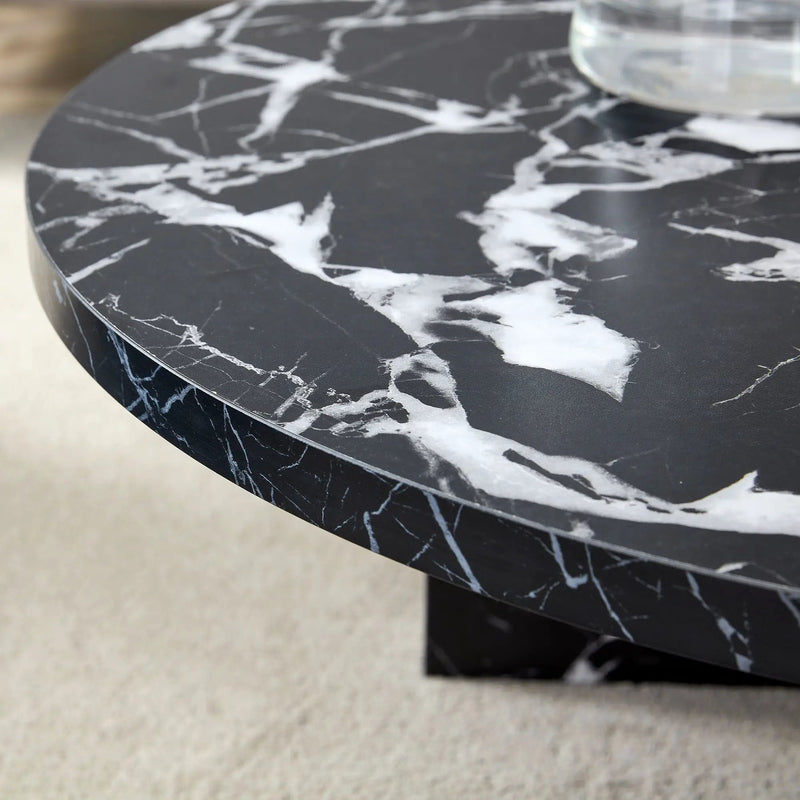 Versatile Round Coffee Table For Various Interior Styles by Unique Piece Furniture