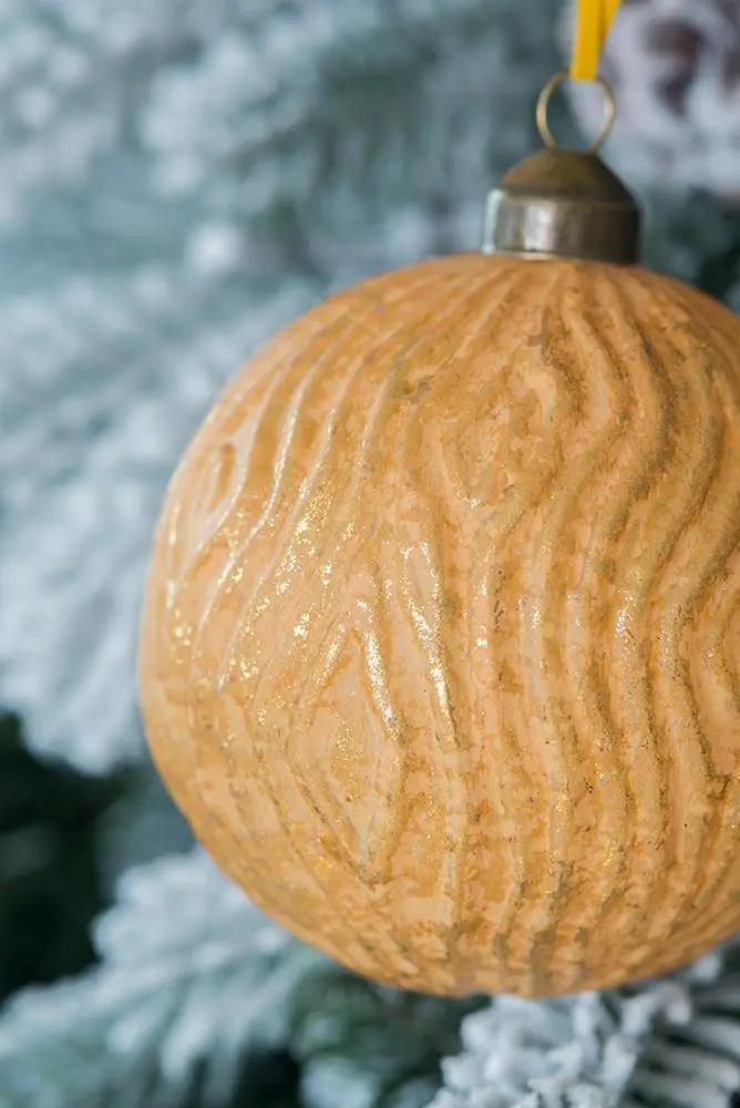 Christmas Ball Glass Decorative Hanging Ball Christmas Tree Ornaments For Holiday Party Decorations by HouseOfZazla