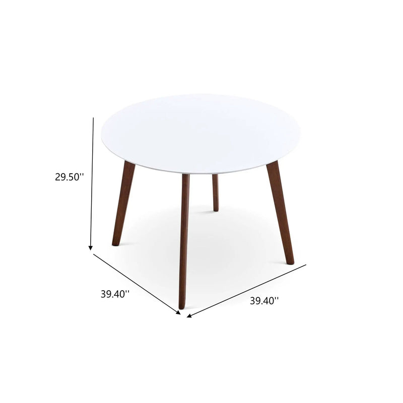 Dining Table - Brown / White by HouseOfZazla