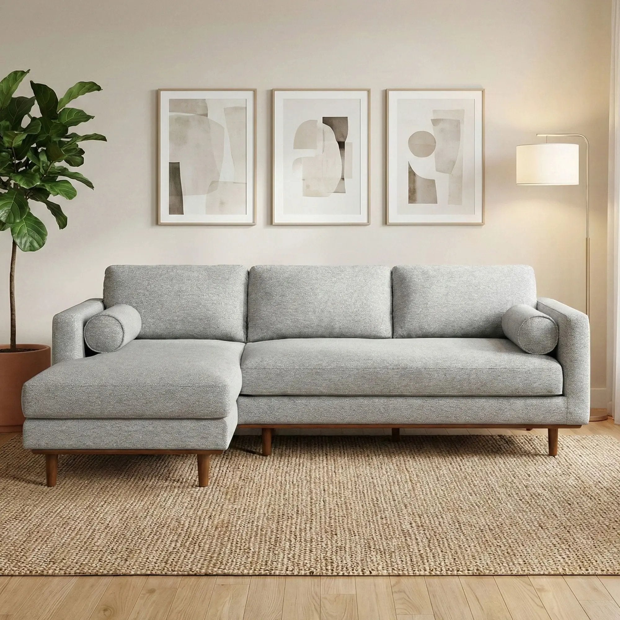 Morrison - Upholstered Sectional Sofa by HouseOfZazla