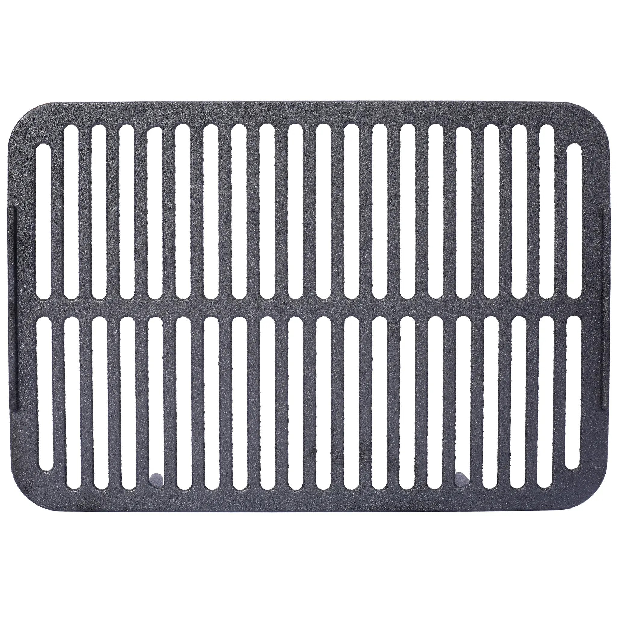 Oval Cast Iron Grill Outdoor Portable Charcoal Tabletop Skillet by HouseOfZazla