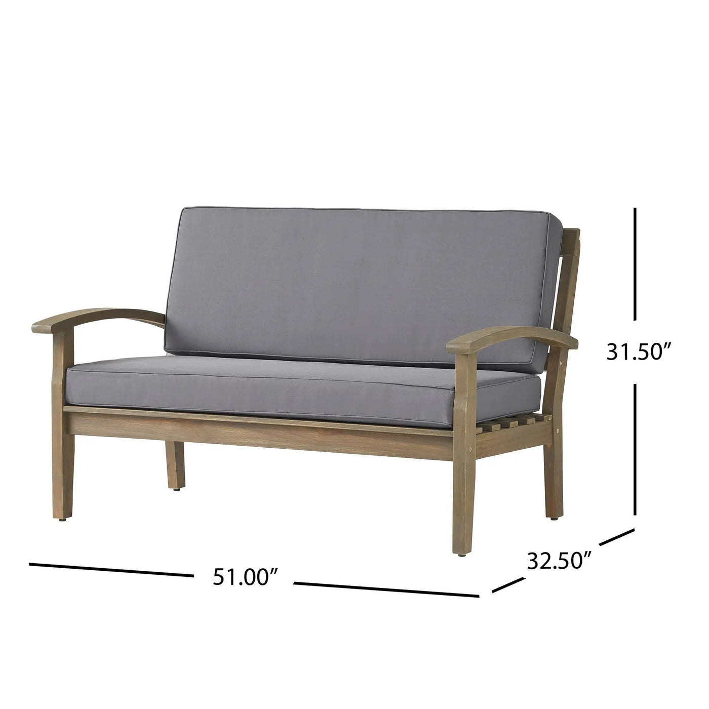 Outdoor Chat Set With Coffee Table and Loveseat by HouseOfZazla