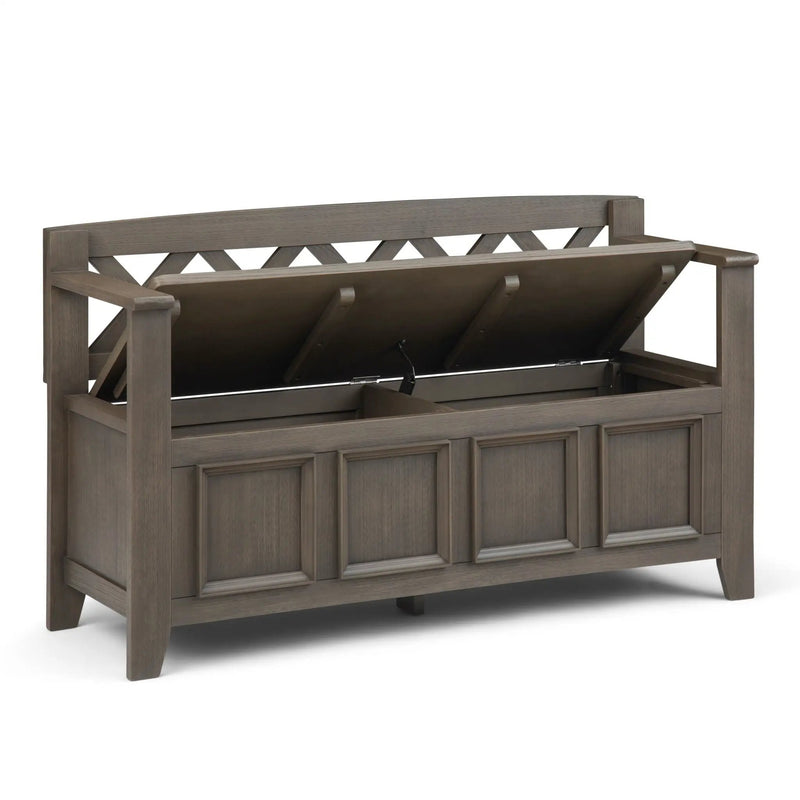 Amherst - Handcrafted Entryway Storage Bench by Unique Piece Furniture