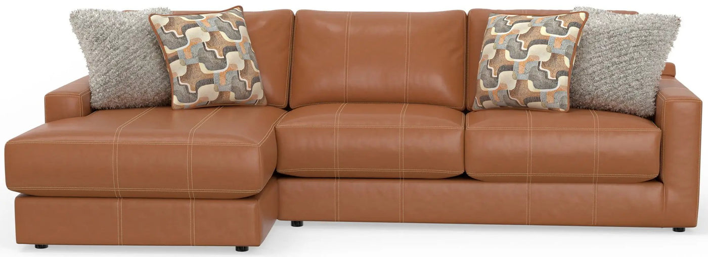 Minori - Italian Leather Sectional by Unique Piece Furniture