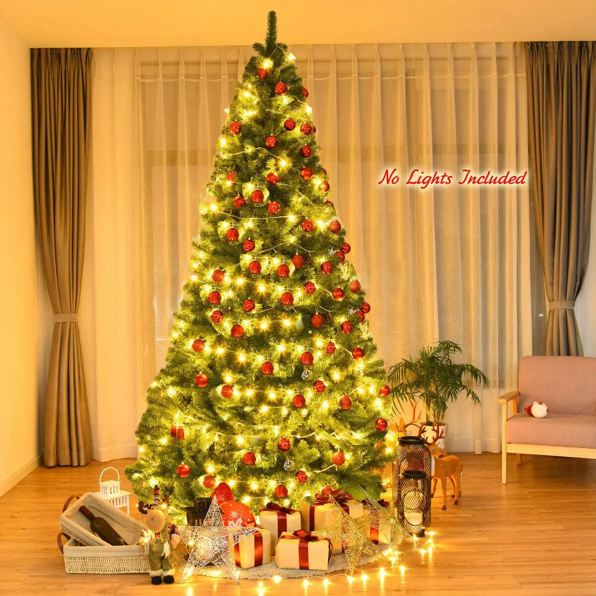 PVC Artificial Christmas Tree Premium Hinged by DirectDeals