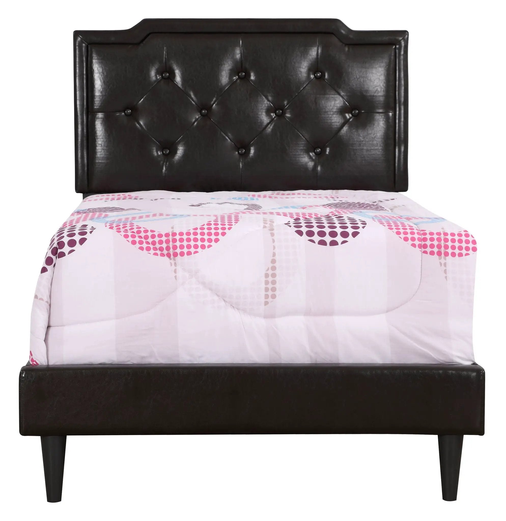 Button Tufted Bed Charming For Cozy Spaces by Unique Piece Furniture