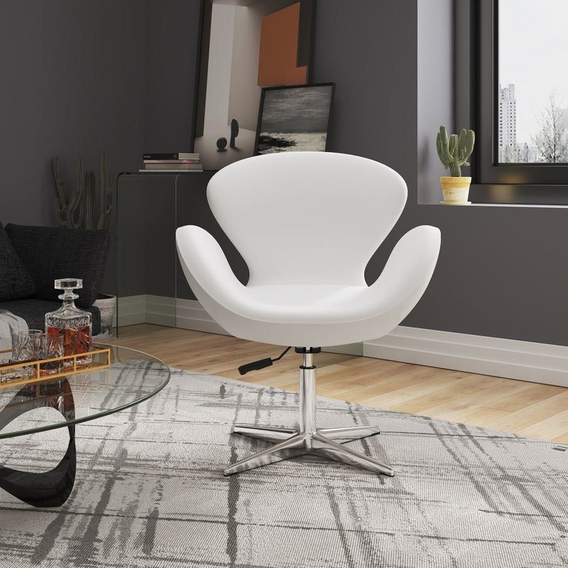 Raspberry - Swivel Lounge Chair by HouseOfZazla