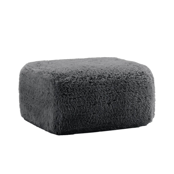 Aviana Ottoman Plush Fabric - Dark, photo 2 of 5