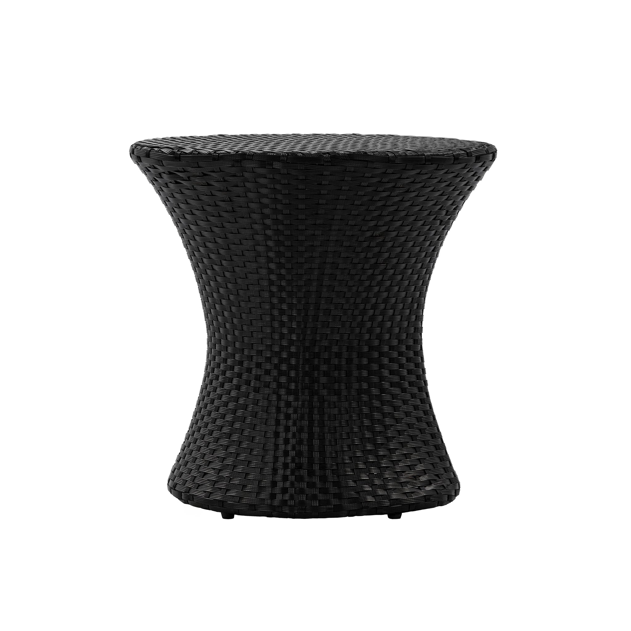 KONO Hourglass Rattan Table with No Glass Top by HouseOfZazla