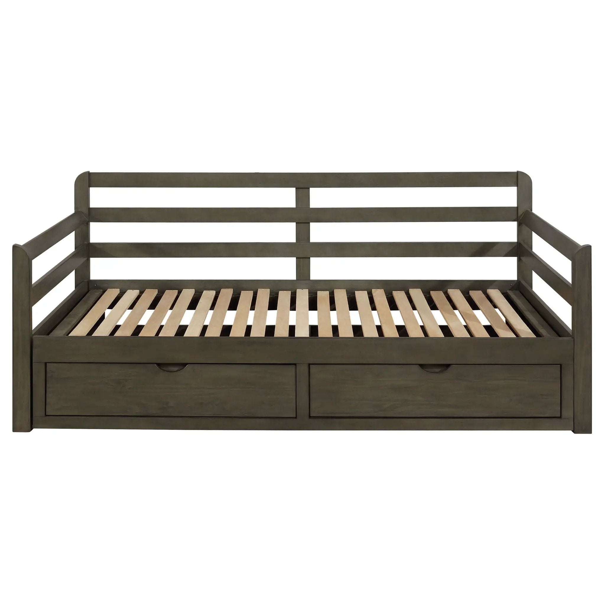 Sorrento 2-drawer Twin XL Daybed with Extension Trundle Grey by Unique Piece Furniture