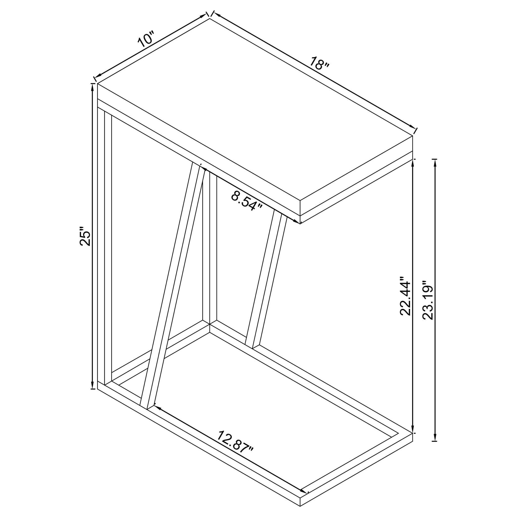 Herringbone Accent Table by HouseOfZazla