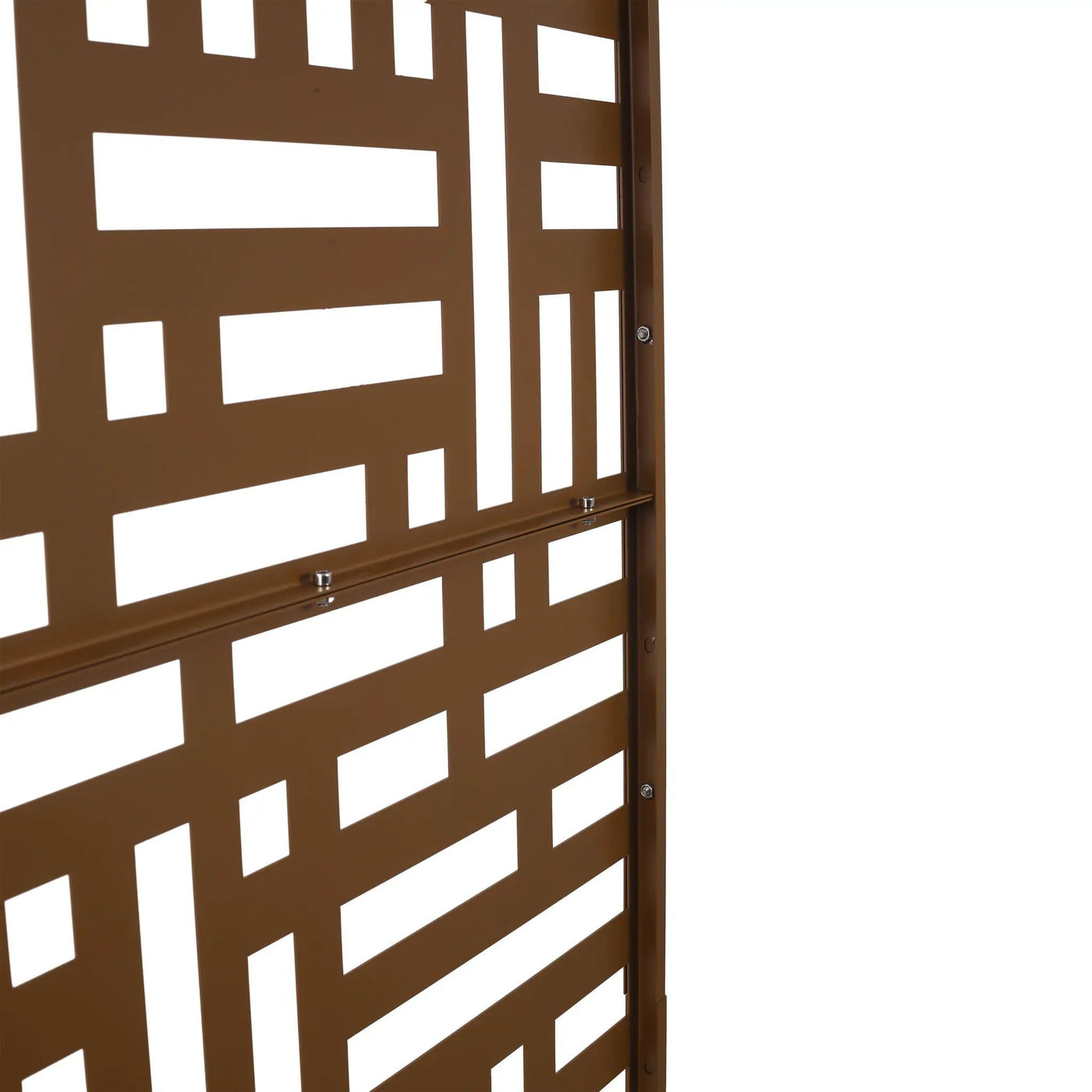 Decorative Freestanding Metal Privacy Screen For Indoor & Outdoor Use by HouseOfZazla