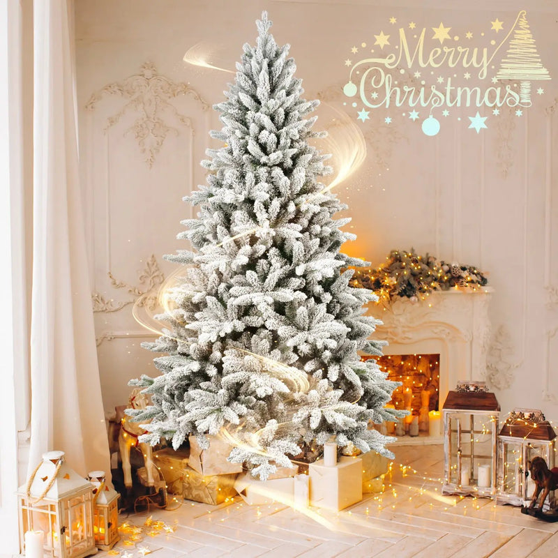 5ft Flocked Christmas Tree with 768 Tips by HouseOfZazla