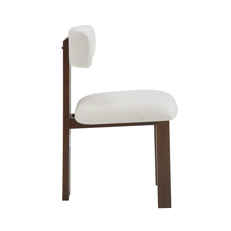 7 Piece Dining Set With Upholstered Armless Chairs And Table by HouseOfZazla