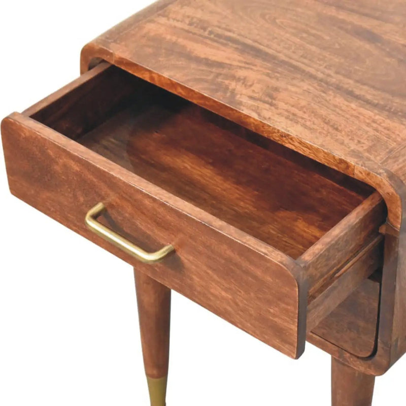 Solid Wood Astor 2-Drawer Nightstand by HouseOfZazla