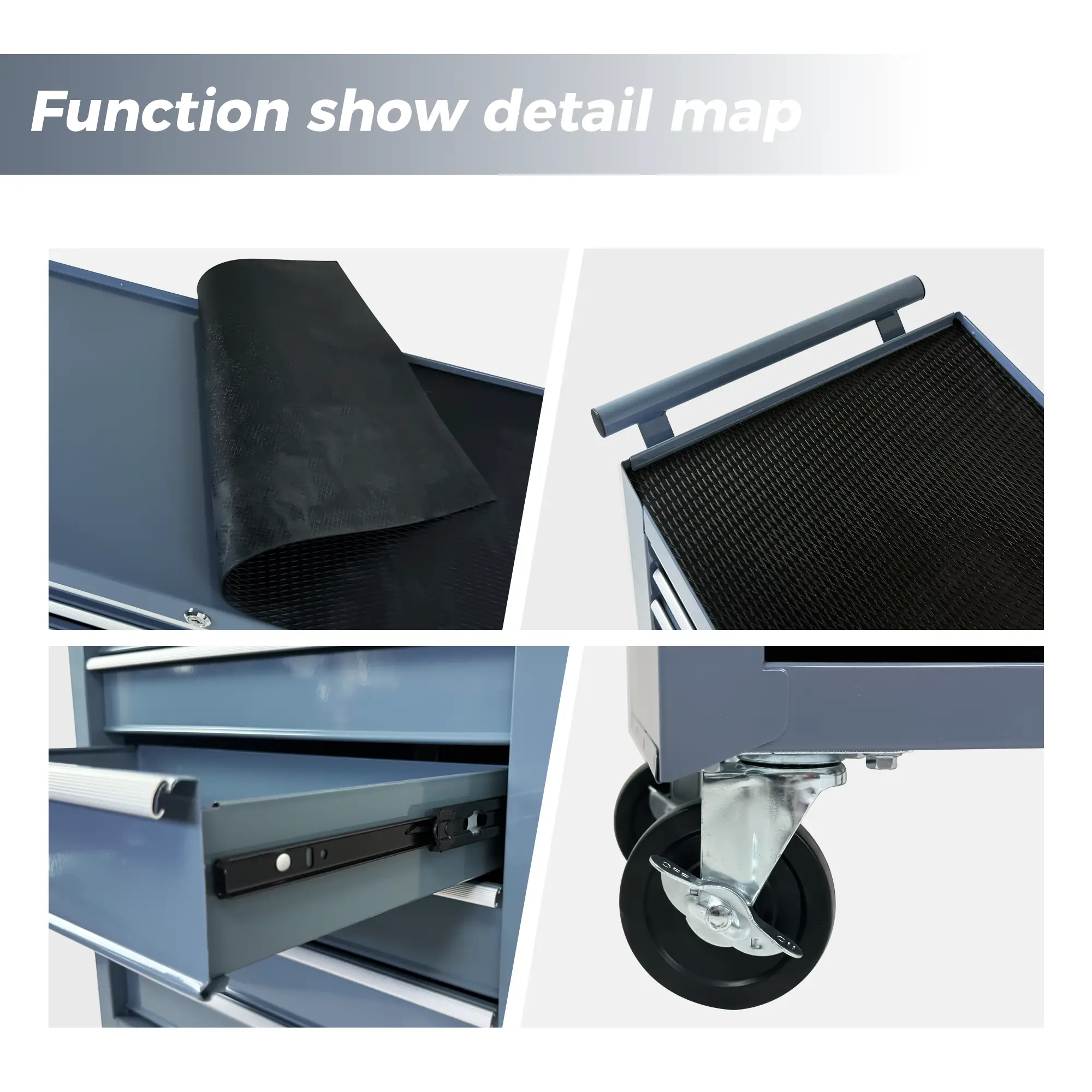 Multifunctional Rolling Tool Chest with 7 Drawers by HouseOfZazla