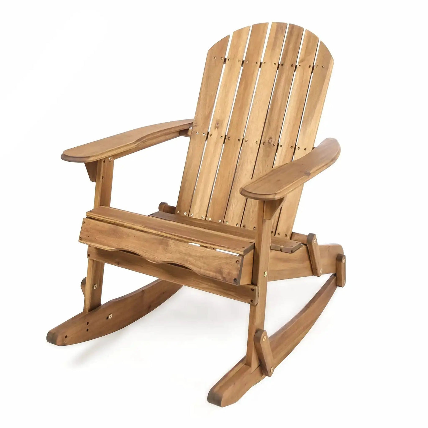 Outdoor Adirondack Rocking Chair With Hand Crafted Details by HouseOfZazla