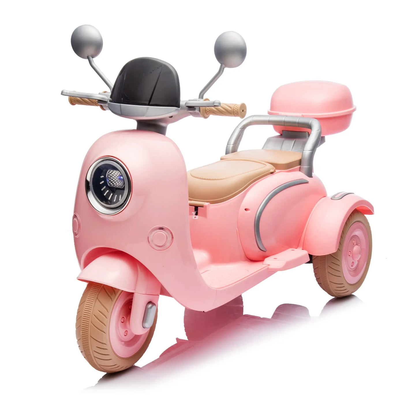 12V Two Motors Kids Ride On Two-Seater Electric Motorcycle by HouseOfZazla