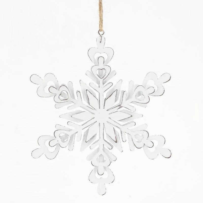 Iron Snowflake Hanger - Set of 6 by HouseOfZazla