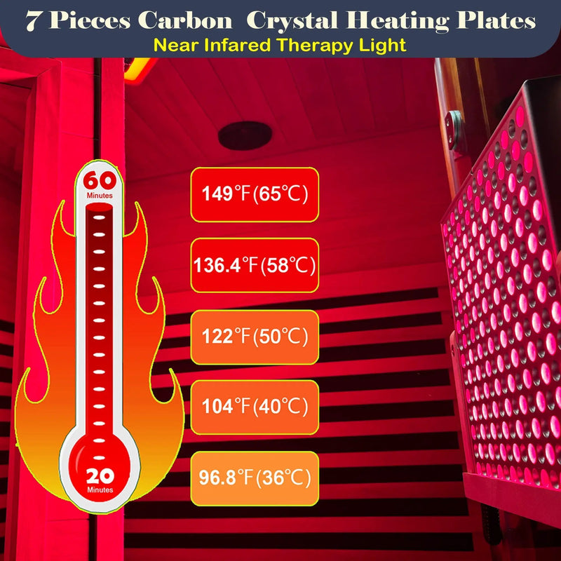Far infrared corner sauna room Low EMF red sauna therapy two persons by HouseOfZazla
