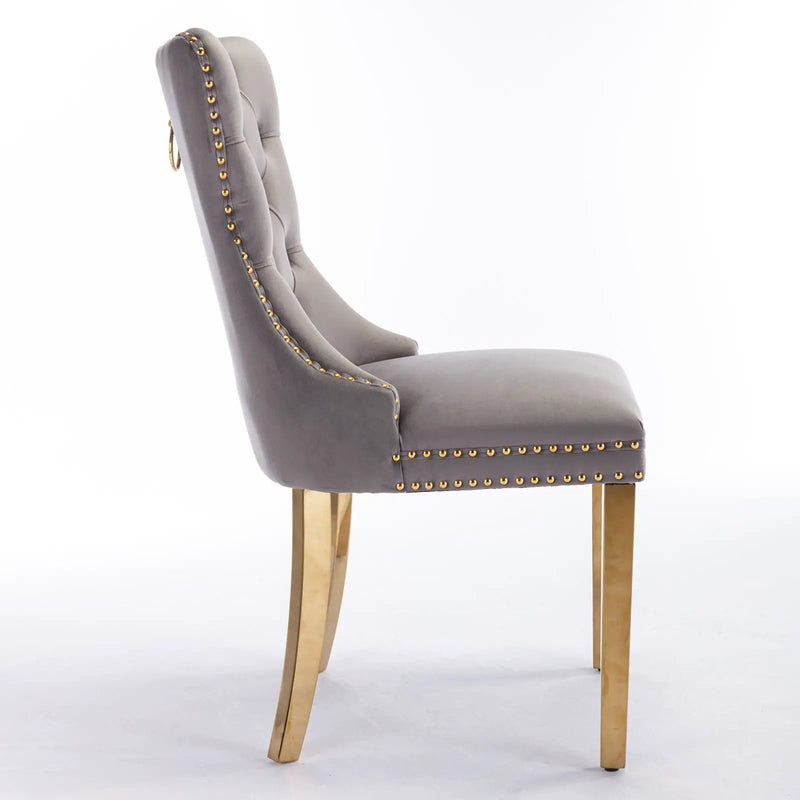 Nikki - Modern, High-End Tufted Dining Chair (Set of 2) by Unique Piece Furniture