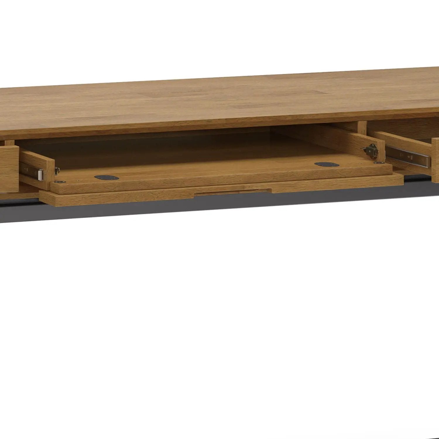 Banting - Mid Century Wide Desk, Handcrafted by Unique Piece Furniture
