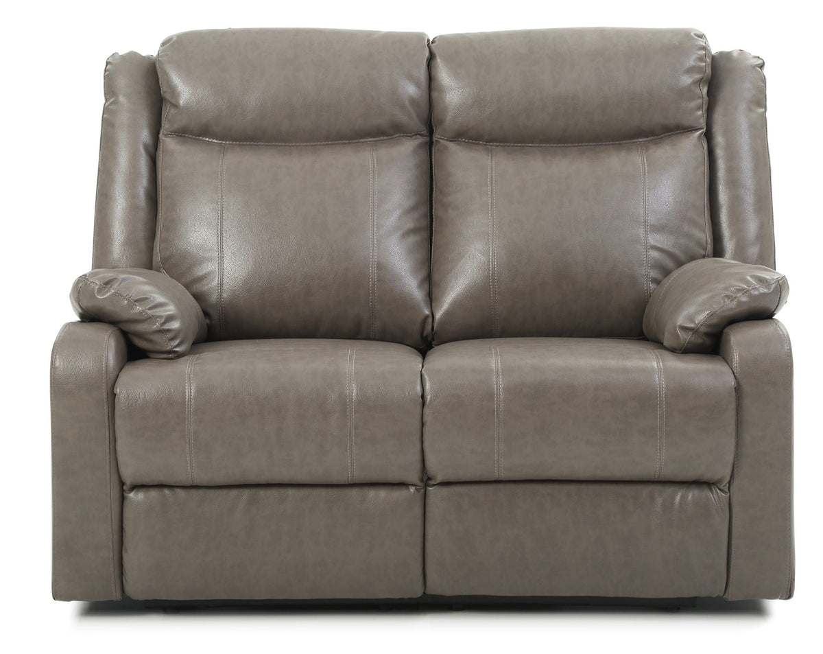 Reclining Loveseat with PU Upholstery - Black or Dark Gray, photo 10 of 11