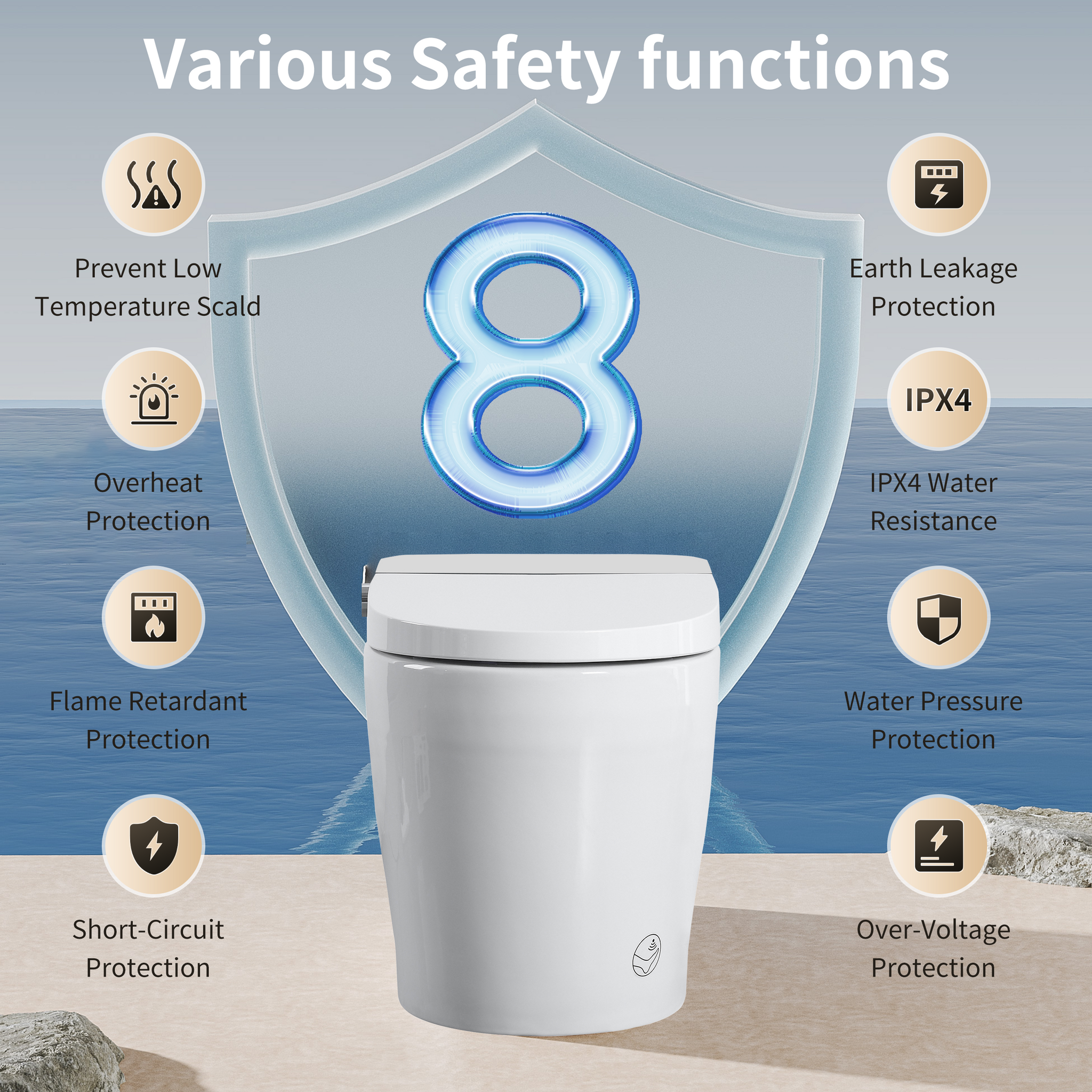 Tankless Smart Toilet With Bidet Built In by HouseOfZazla
