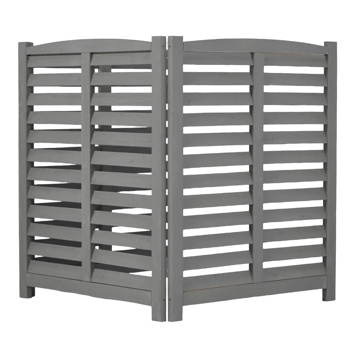 3 Panel Outdoor Wooden Air Conditioner Fence by HouseOfZazla