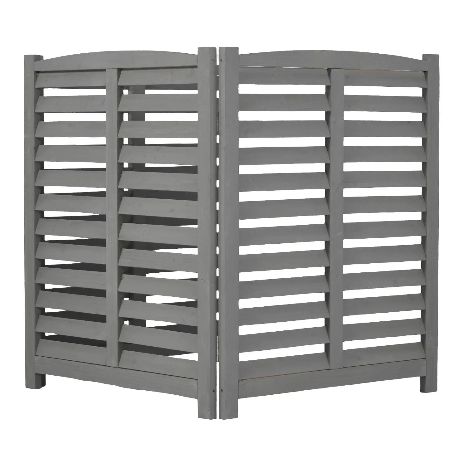 3 Panel Outdoor Wooden Air Conditioner Fence by HouseOfZazla