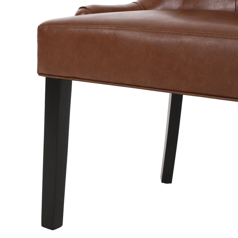Cheney Contemporary Dining Chair Tufted Upholstery (Set of 2) by HouseOfZazla