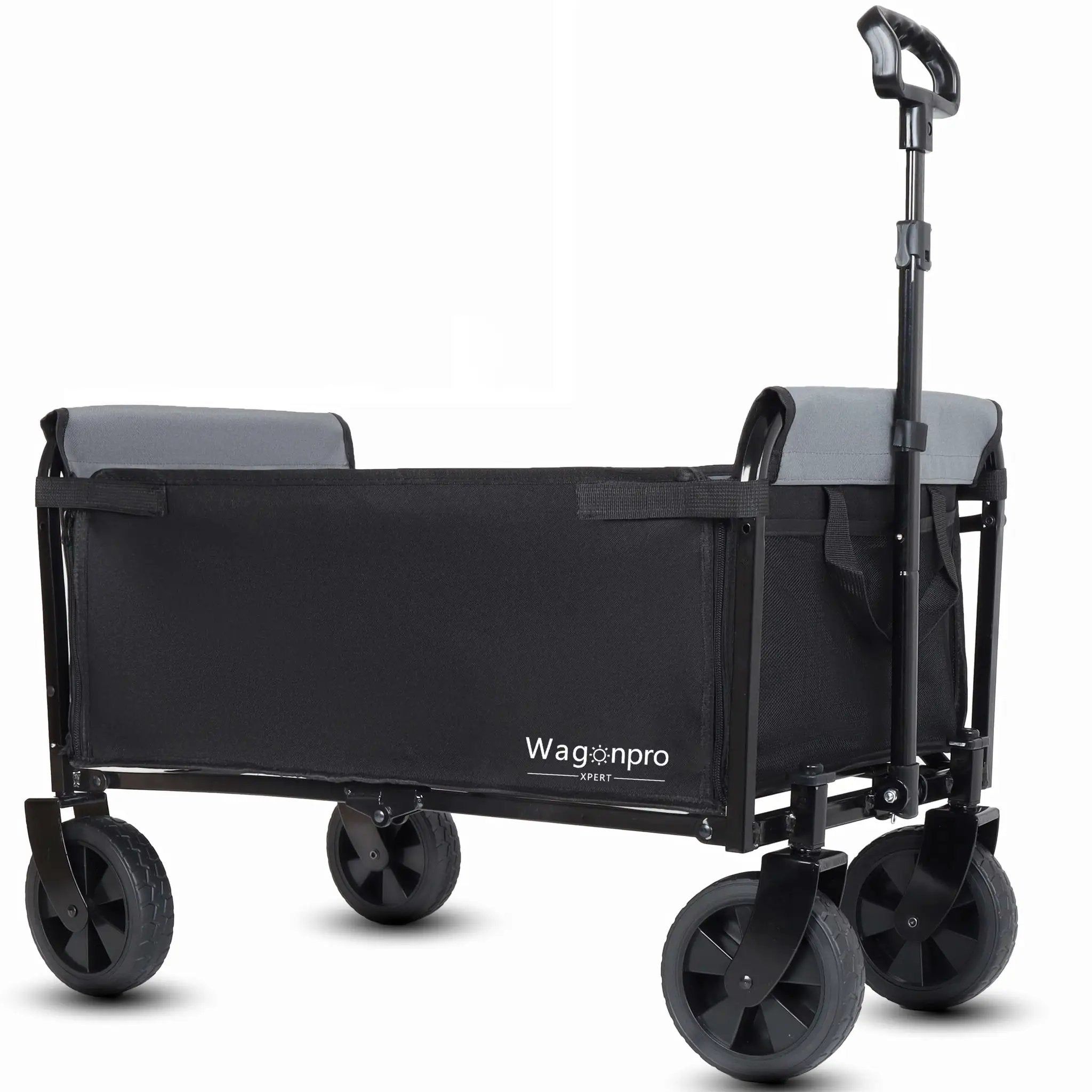 All-in-One Convertible Folding 4-Wheel Trolley with Bench Seat by HouseOfZazla