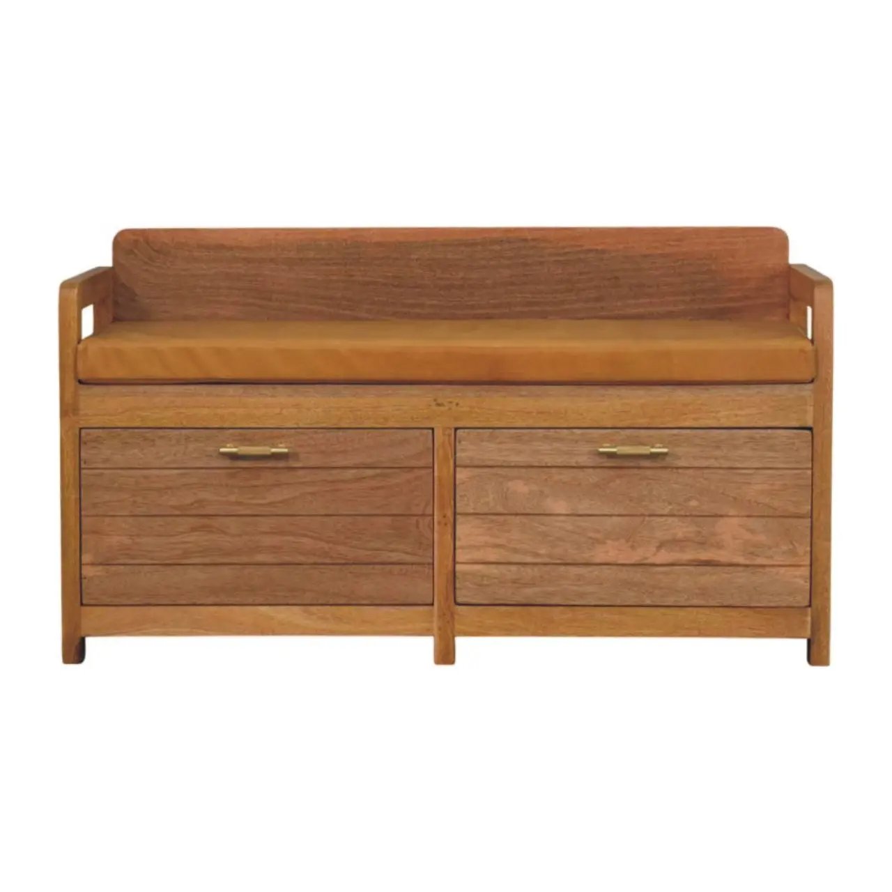 Oxford Oak-ish 2-Drawer Storage Bench by HouseOfZazla
