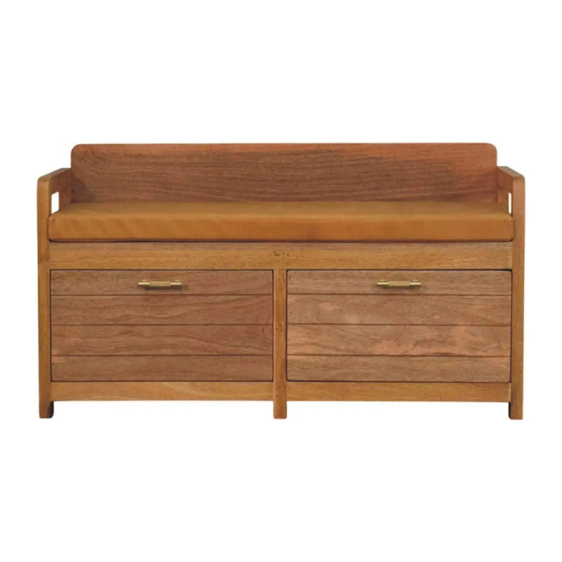 Oxford Oak-ish 2-Drawer Storage Bench by HouseOfZazla