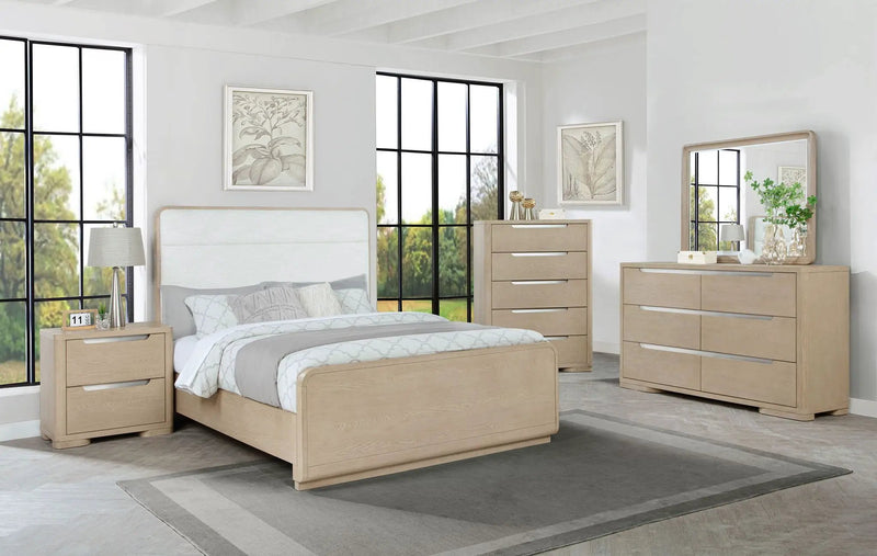 Ladera 5-piece Eastern King Bedroom Set Light Elm by Unique Piece Furniture