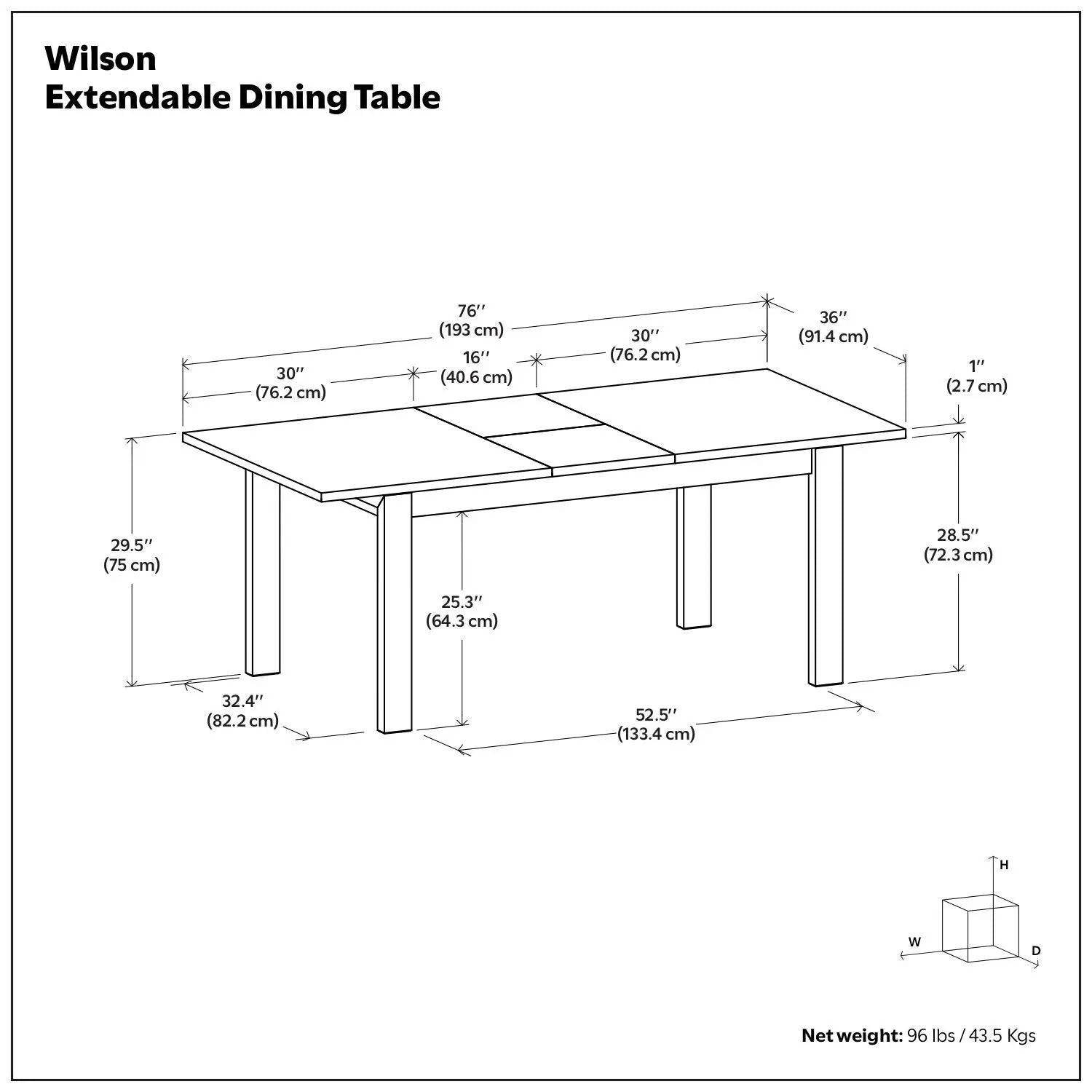 Wilson - Handcrafted Dining Table by HouseOfZazla