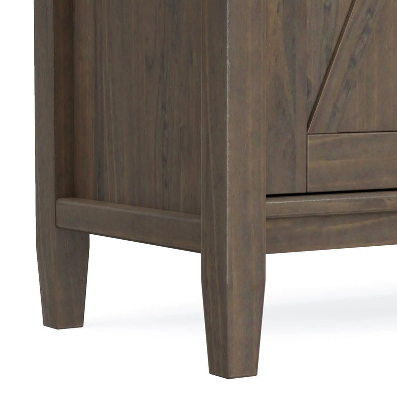 Ela - Low Storage Cabinet - Smoky Brown by HouseOfZazla