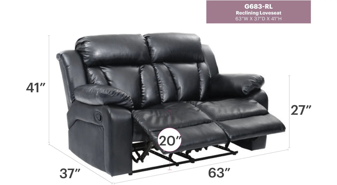 Daria - Cozy Padded Love Seat For Relaxation by HouseOfZazla