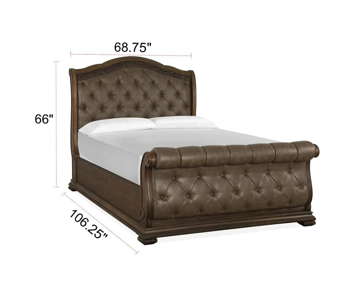 Durango - Upholstered Sleigh Bed, photo 4 of 4